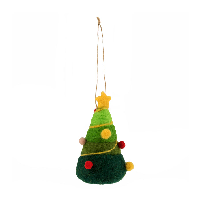 Trimits Needle Felting Kit Christmas Tree, 4.5x11.5cm, Includes Wool, Felting Needle, Polystyrene Shapes, and Instructions