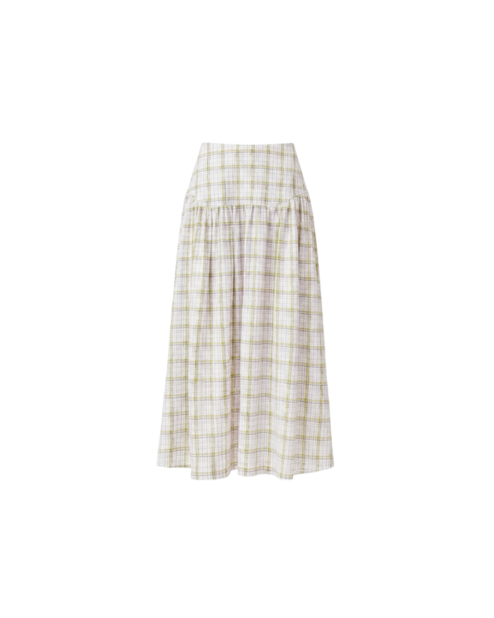 TRULLI SKIRT HYDRANGEA TARTAN