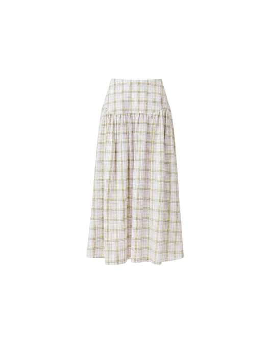 TRULLI SKIRT HYDRANGEA TARTAN