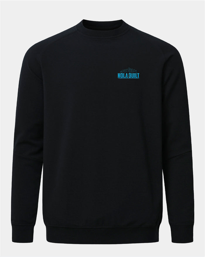 Tulane Meridian Black Crewneck