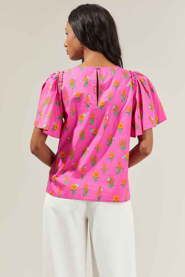 Tune Floral Puff Sleeve Top
