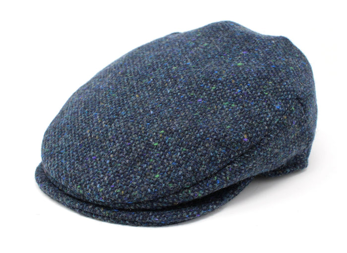 Navy and Aqua Salt and Pepper - Irish Tweed / Small
