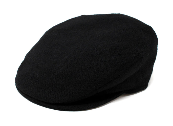 Solid Black - Irish Tweed / Small