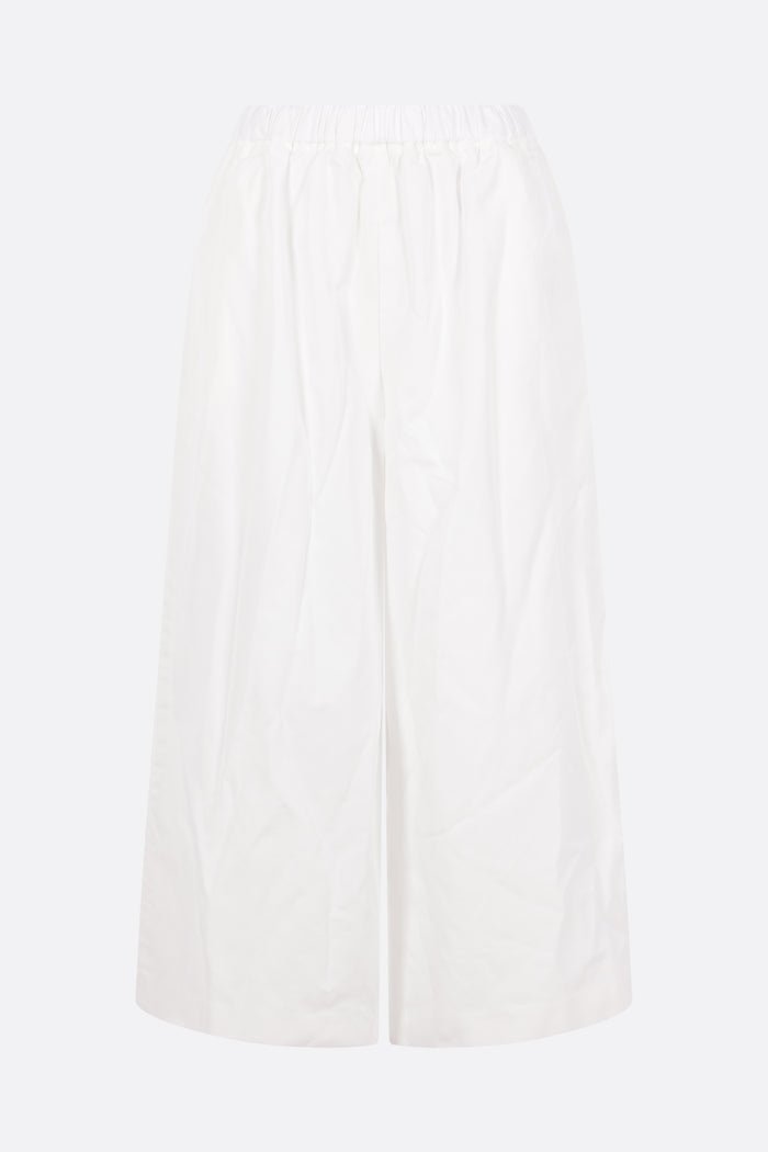 twill culotte trousers