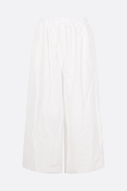 twill culotte trousers