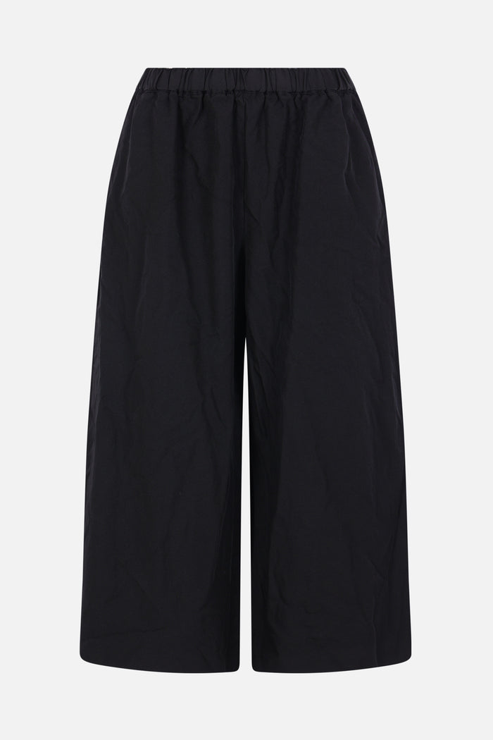 twill culotte trousers