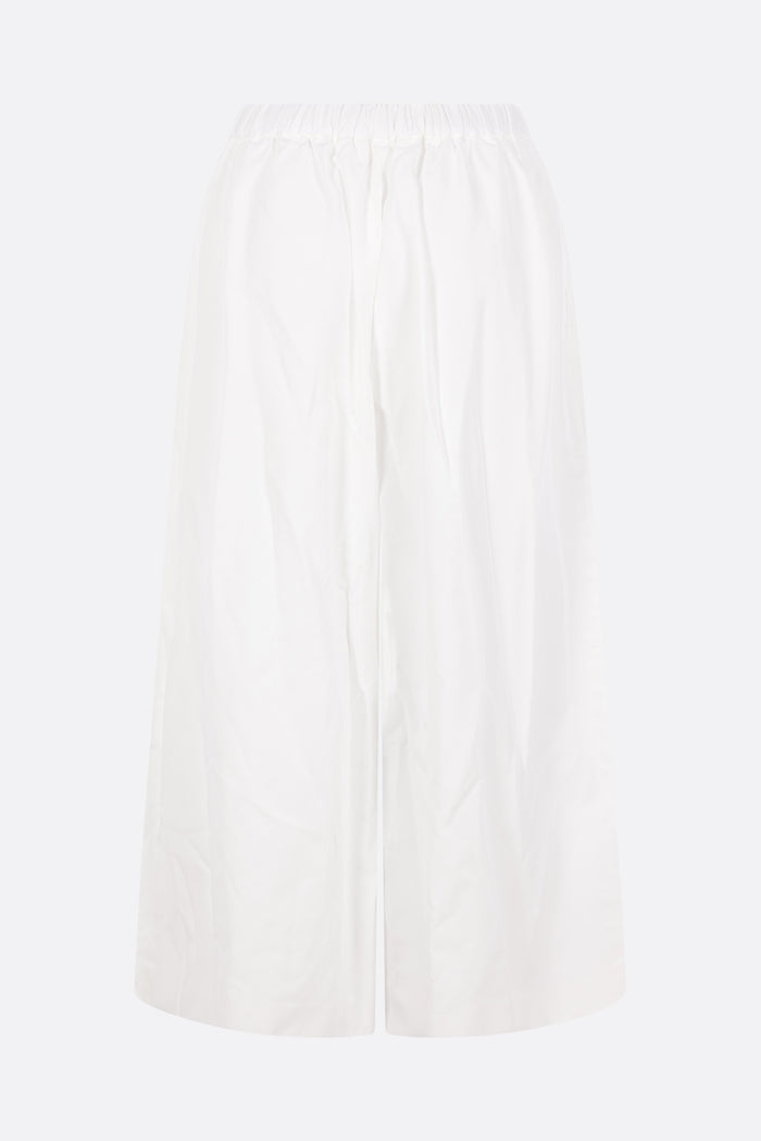 twill culotte trousers