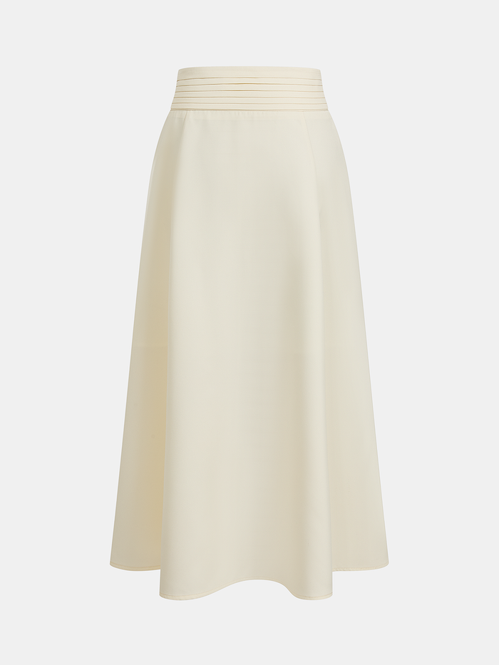 Twist-Front Crop Top & Midi Skirt Set