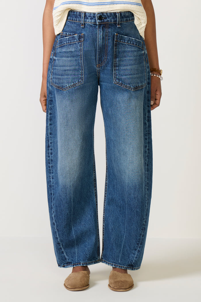 Twisted Barrel Jean
