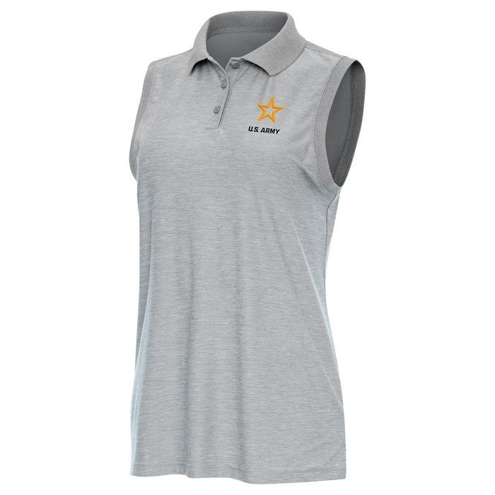 U.S. Army Women's Recap Sleeveless Polo (Skyscraper Heather)*