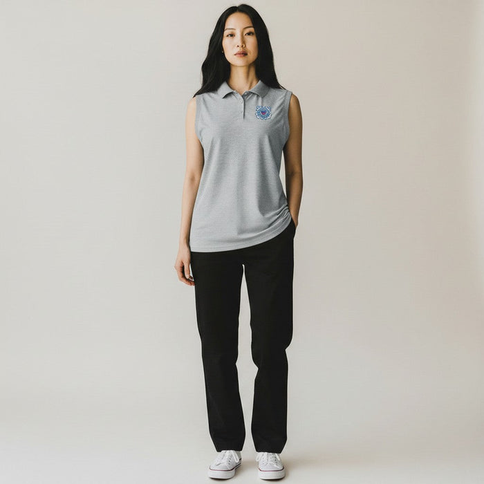 U.S. Coast Guard Women's Recap Sleeveless Polo (Skyscraper Heather)*