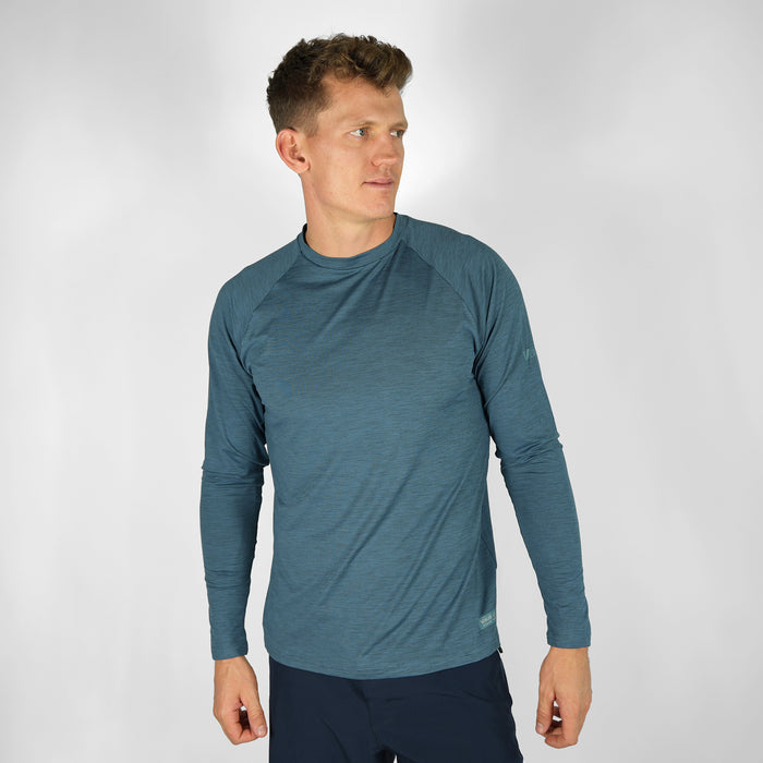 UV Ocean Tech Long Sleeve Tee - Ocean Blue