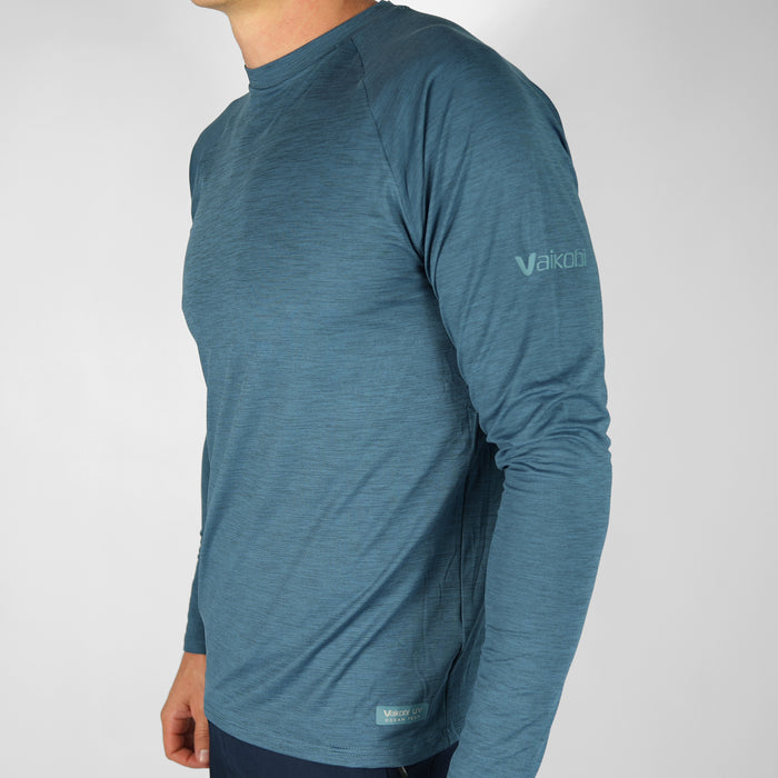 UV Ocean Tech Long Sleeve Tee - Ocean Blue