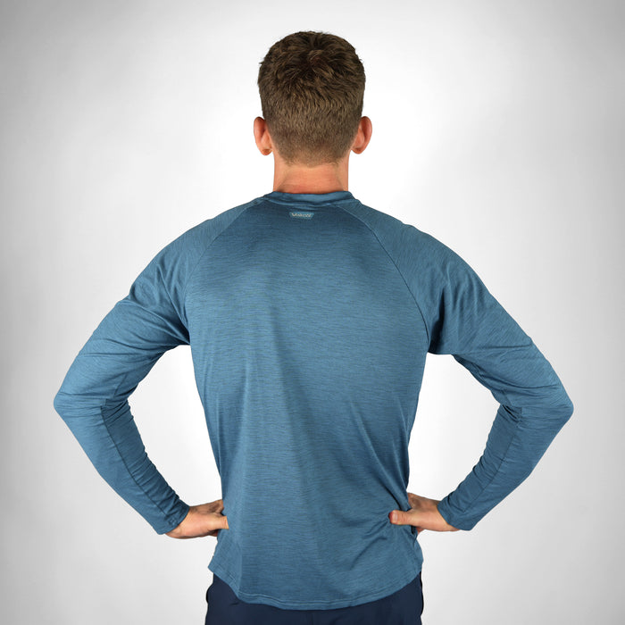 UV Ocean Tech Long Sleeve Tee - Ocean Blue