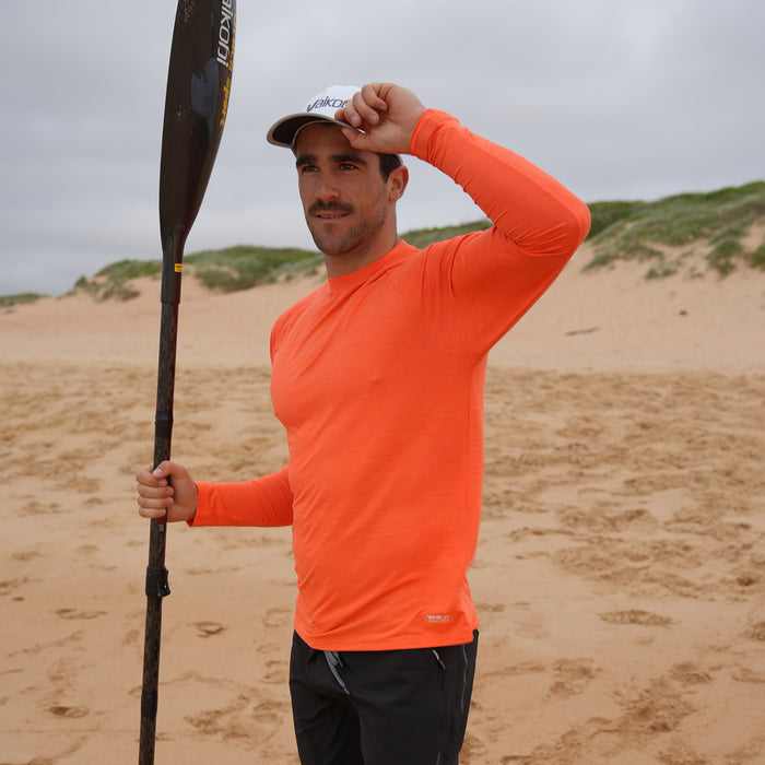 UV Ocean Tech Long Sleeve Tee - Orange