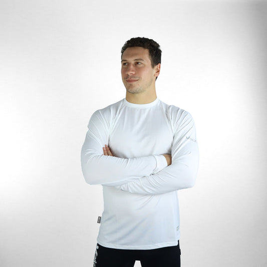 UV Ocean Tech Long Sleeve Tee - White