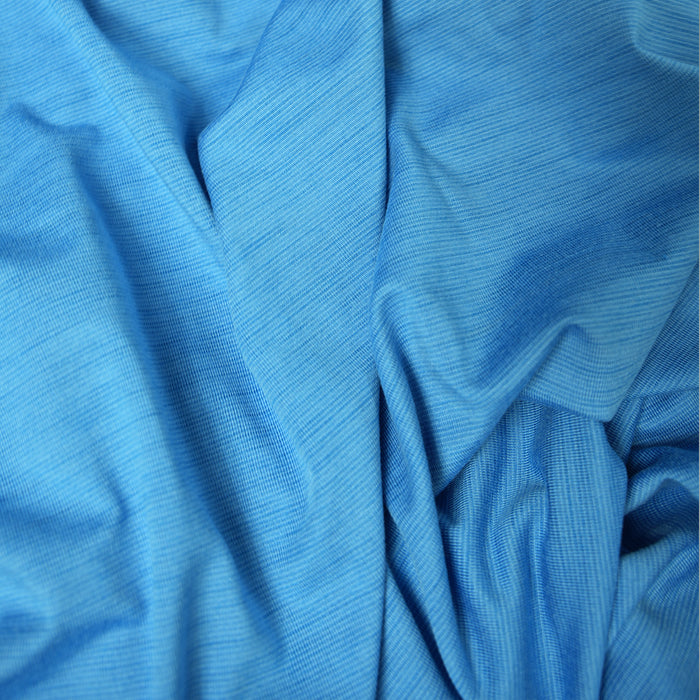 UV Ocean Tech L/S Hooded Top - BAR KARATE Cyan