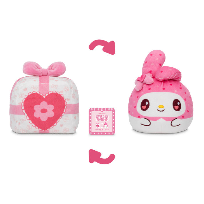 Valentine Present My Melody 4" Reversible Plushie