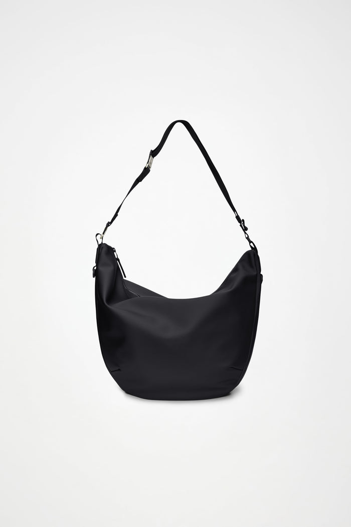 RAINS Valera Shoulder Bag Large Black 22L H40 x D13 x W54 cm Crossbody