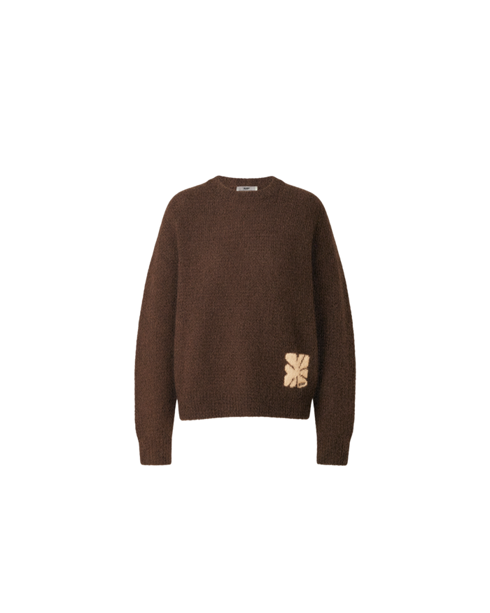 VELMA SWEATER COCOA FLOWER