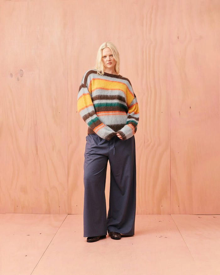 VELMA SWEATER DAY BREAK STRIPE