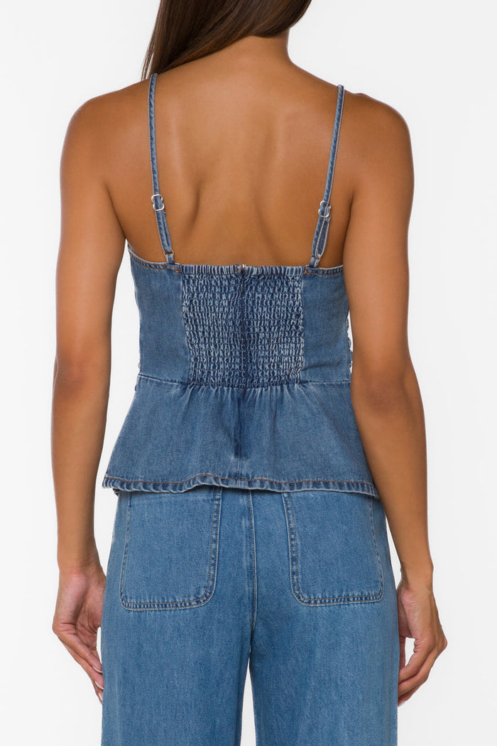Velvet Heart | Tiana Blue Cami Top