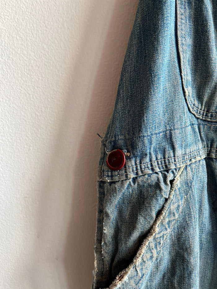 Vintage 1940’s Workmaster Selvedge Denim Overalls - La Lovely Vintage