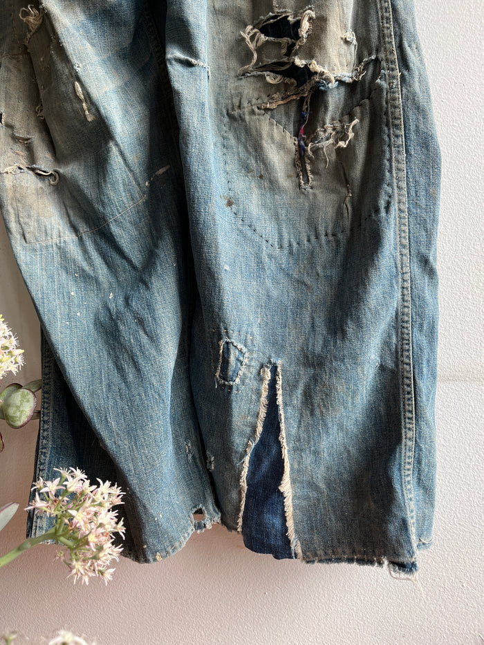 Vintage 1940’s Workmaster Selvedge Denim Overalls - La Lovely Vintage