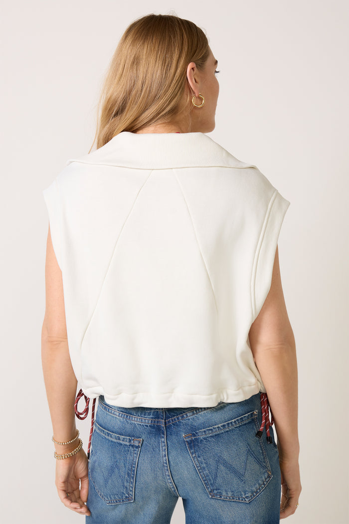 Vintage Terry Half Zip Muscle