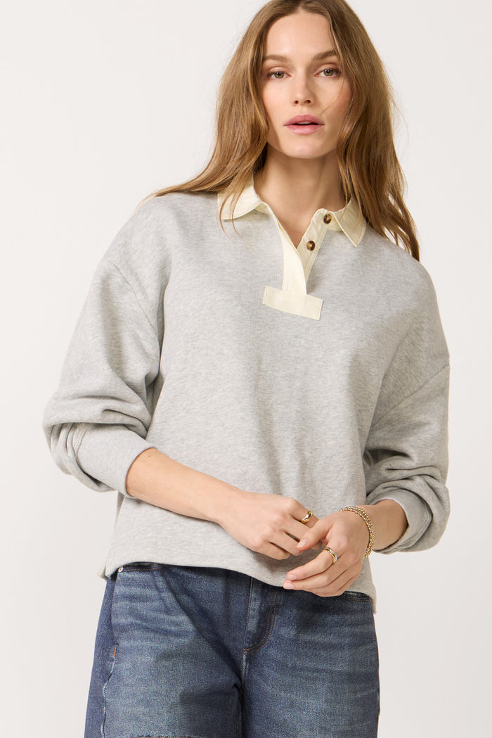 Vintage Terry Polo Sweatshirt