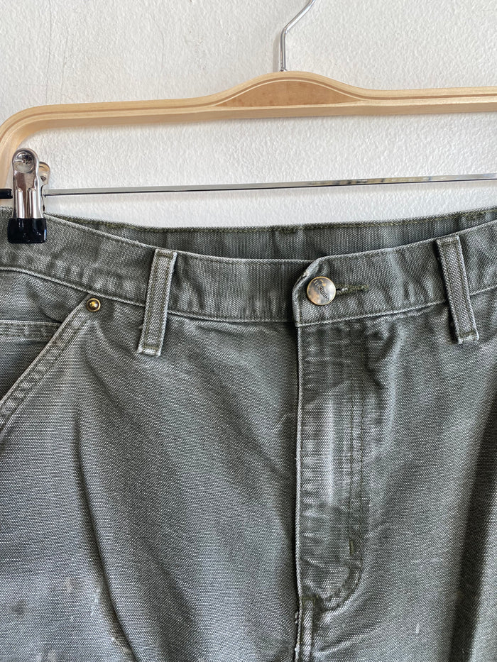 Vintage Y2K Carhartt Double Knee Canvas Work Pants