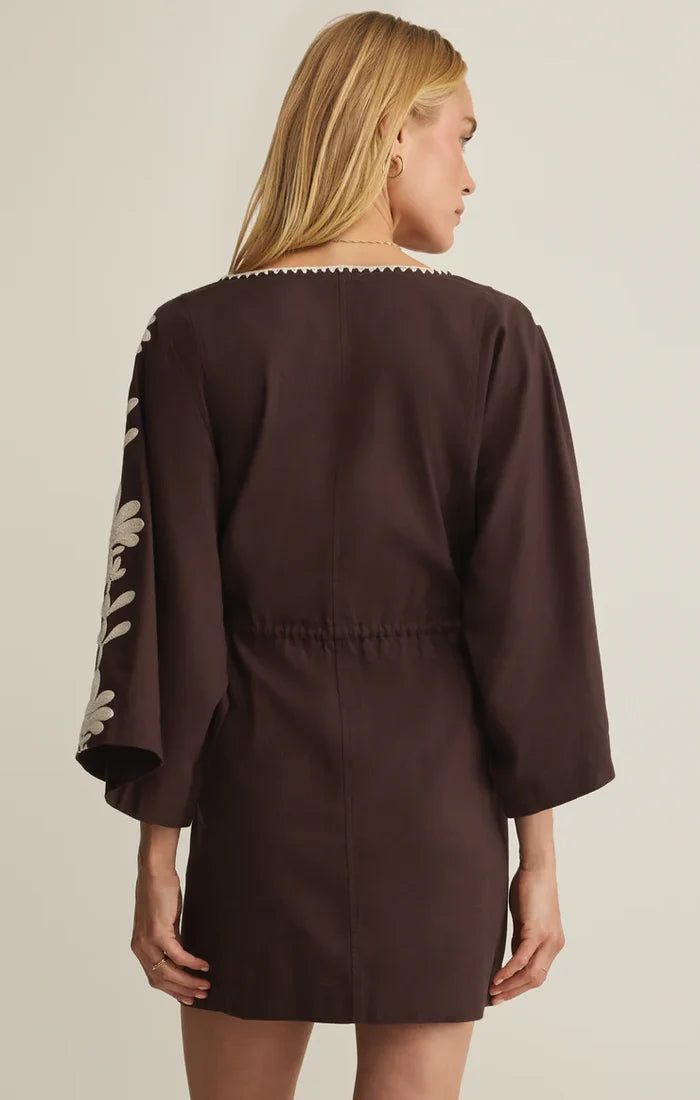 Whispering Palms Cover Up - Chocolate Cherry