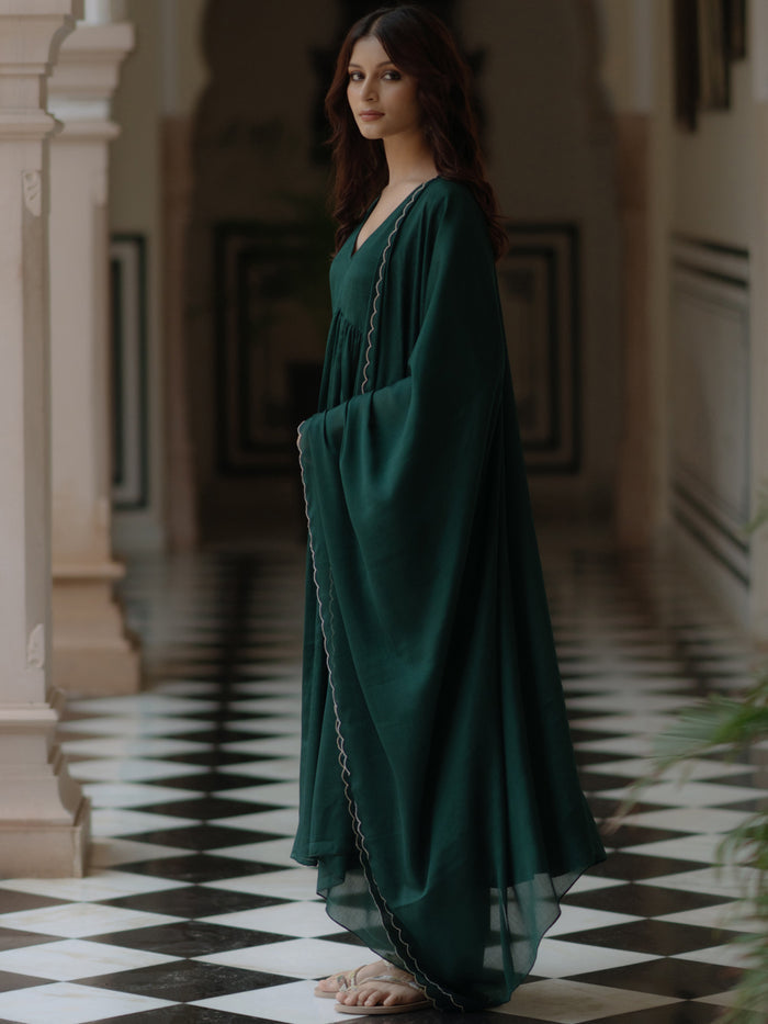 Women's High Slit Kurta Set with Dupatta