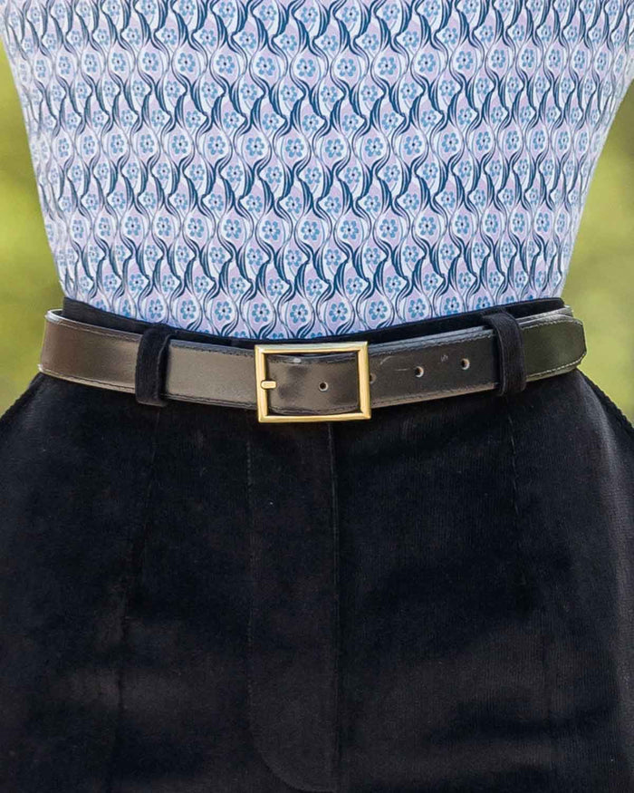 Womens Leather Belt - Black - Image 1 - The Classic Boutique