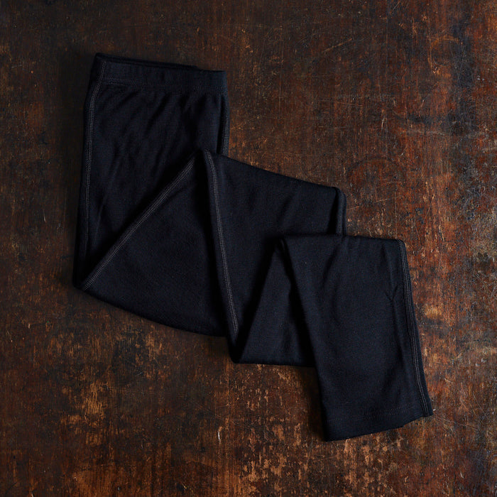 Women's Merino Wool Leggings - Black