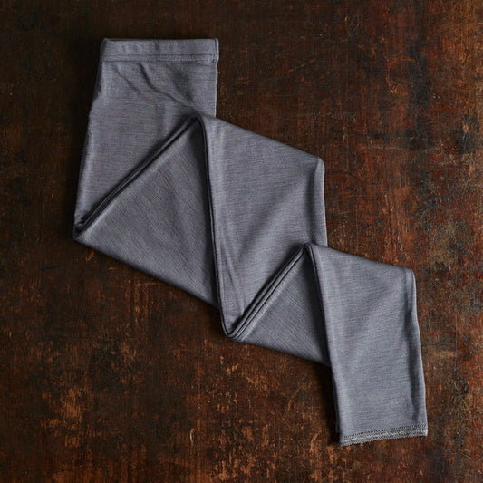 Women's Merino Wool/Silk Leggings - Grey