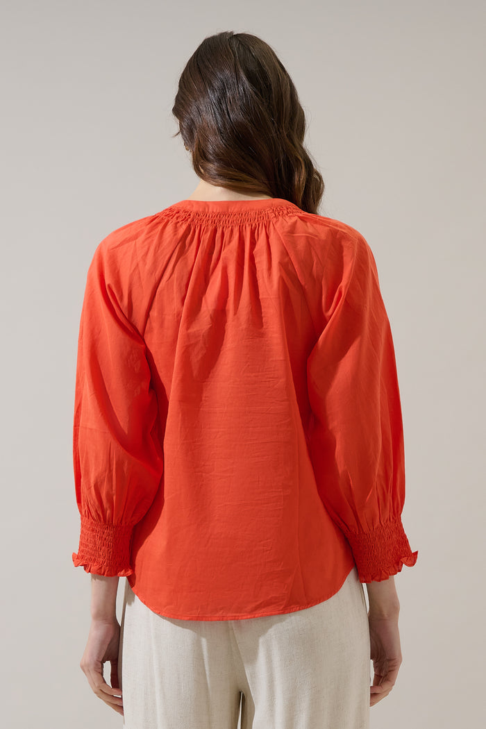 Yamila Long Sleeve Button Down Top