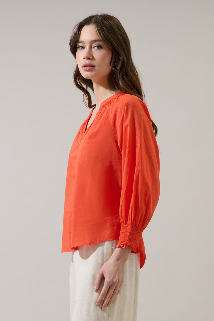 Yamila Long Sleeve Button Down Top