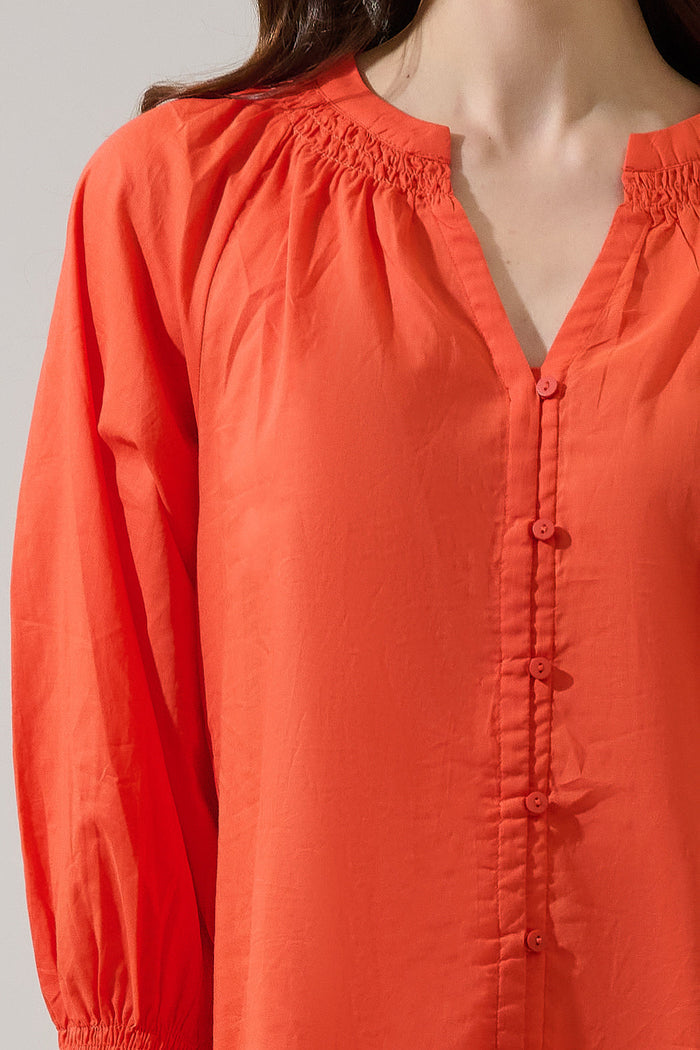 Yamila Long Sleeve Button Down Top