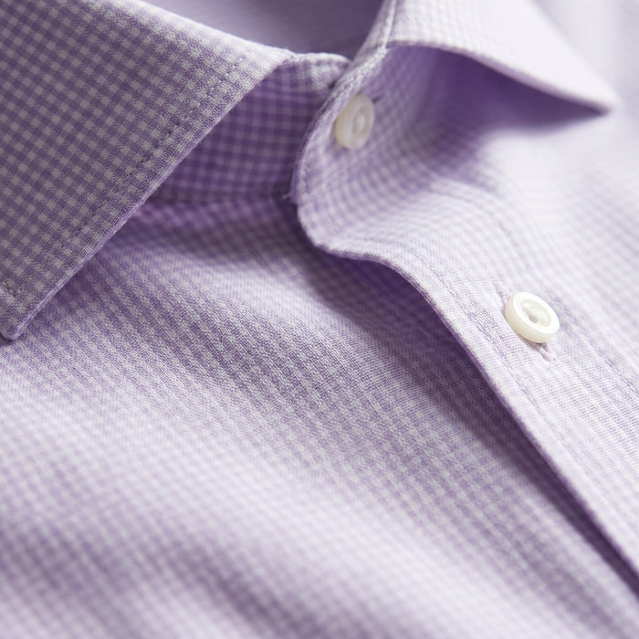 Yoga Twill Premium Stretch Shirt fabric detail — Emanuel Berg