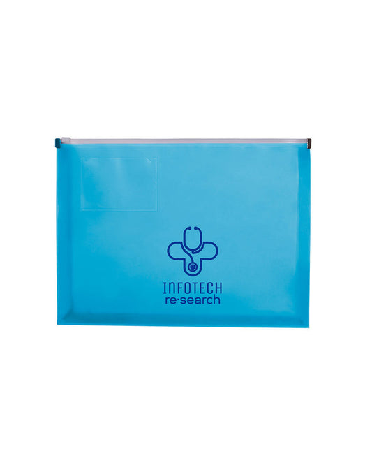 Zip-Closure Envelope With Business Card Slot