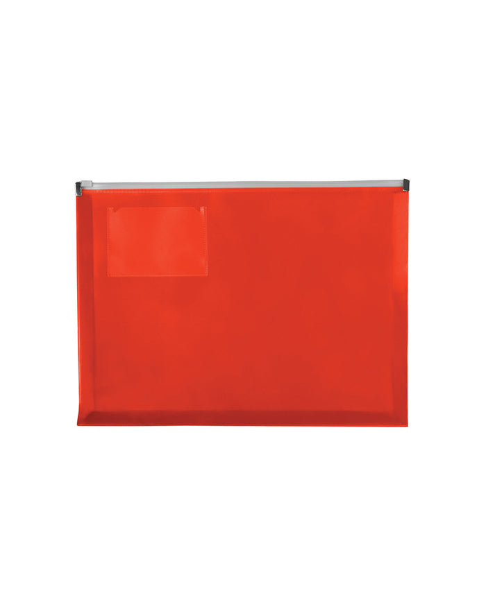 Zip-Closure Envelope With Business Card Slot